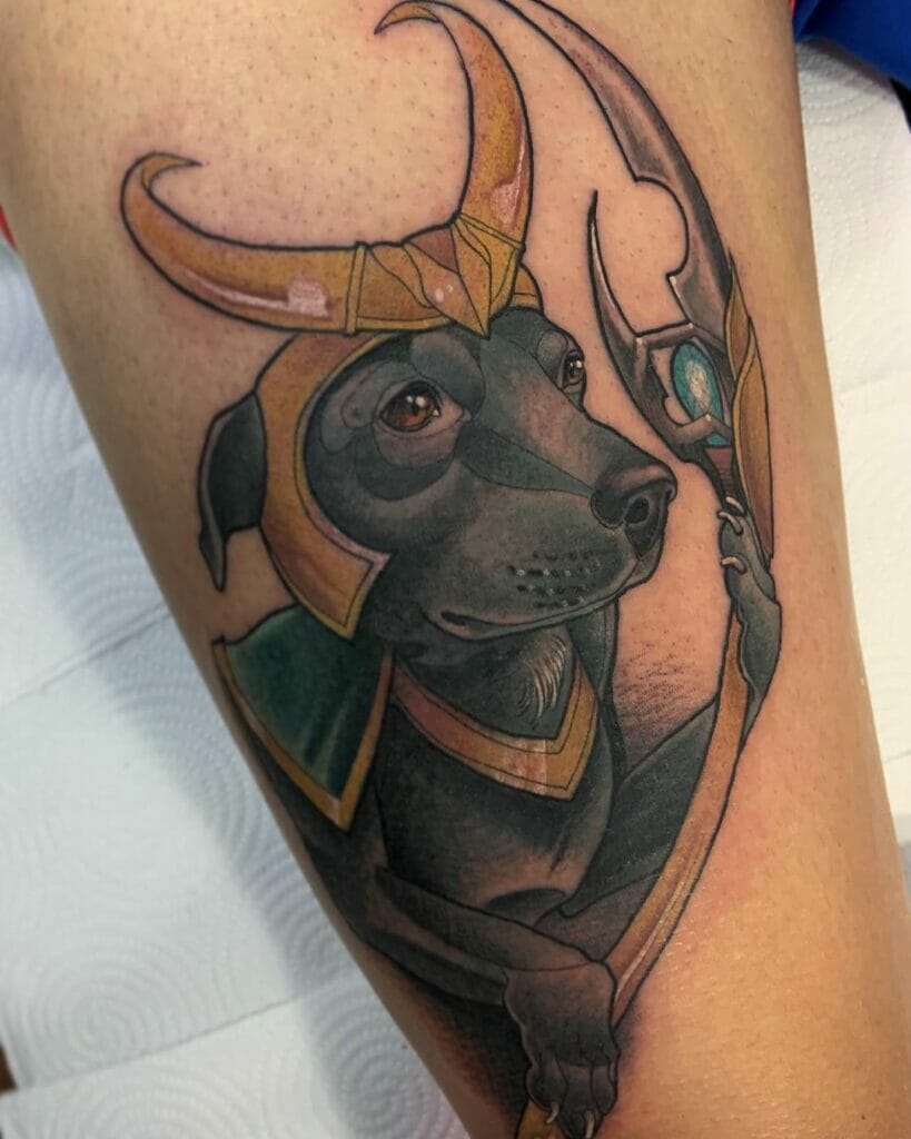 The Dog Loki Tattoo