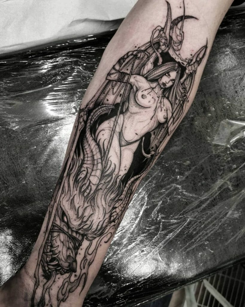 The Empress of Hell Succubus Tattoo
