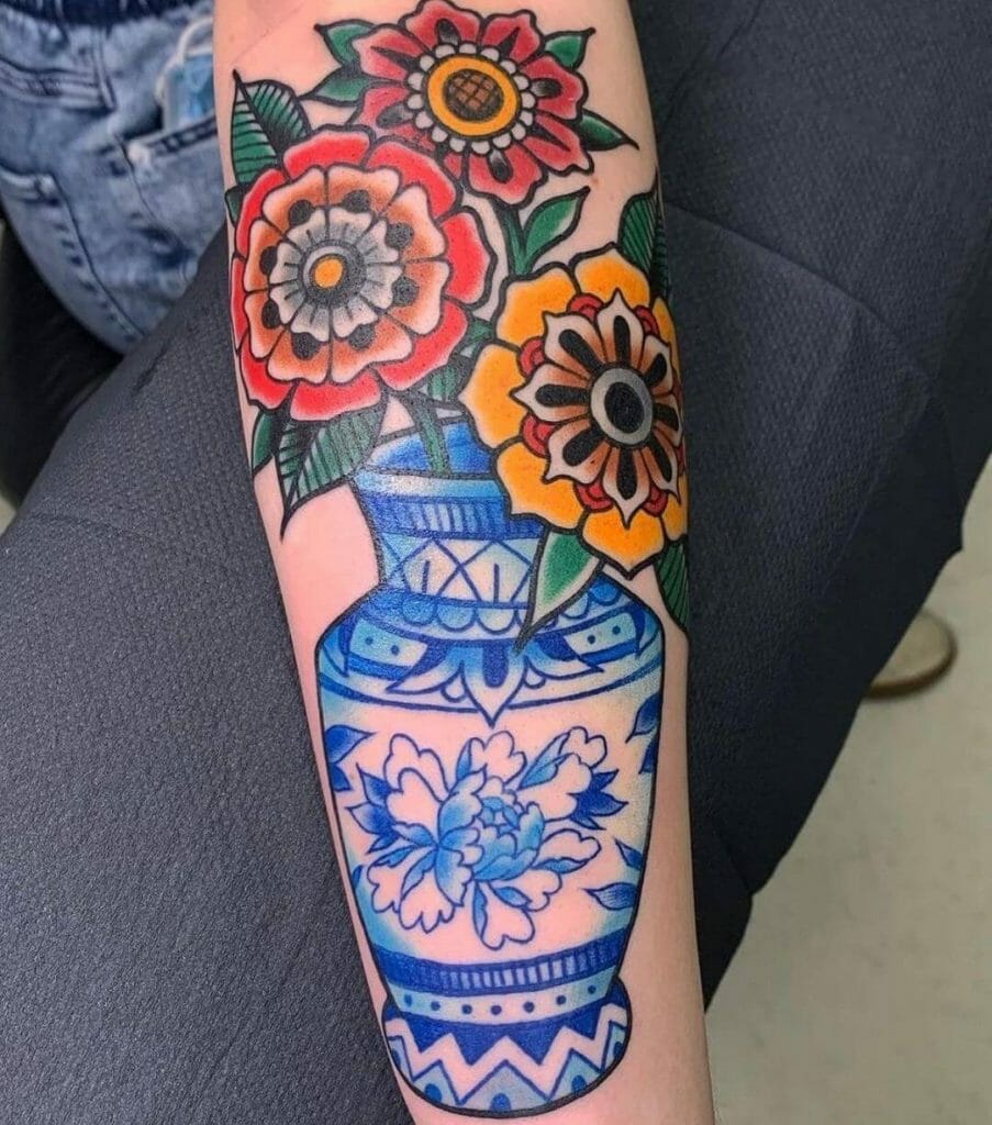 The Flower Vase Tattoo