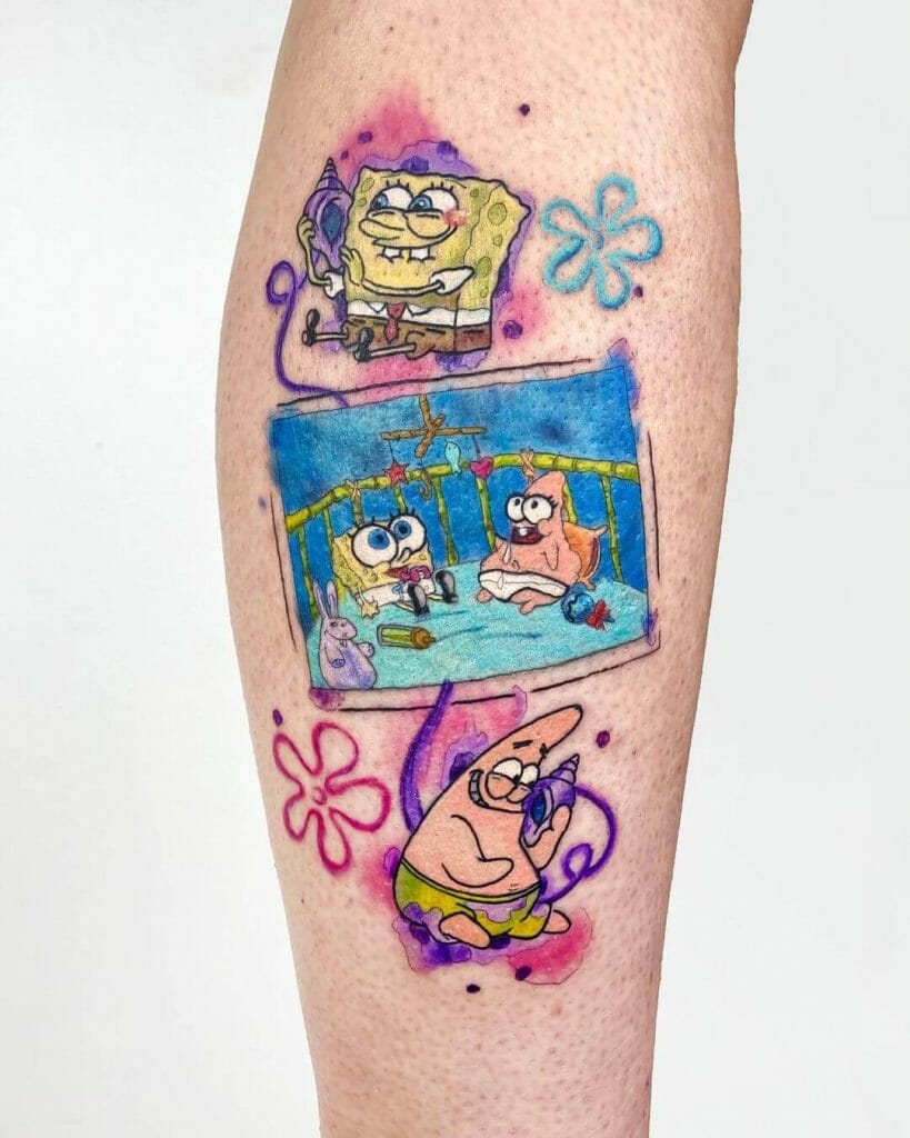 The Heartwarming Spongebob X Patrick Star Best Friend Tattoo