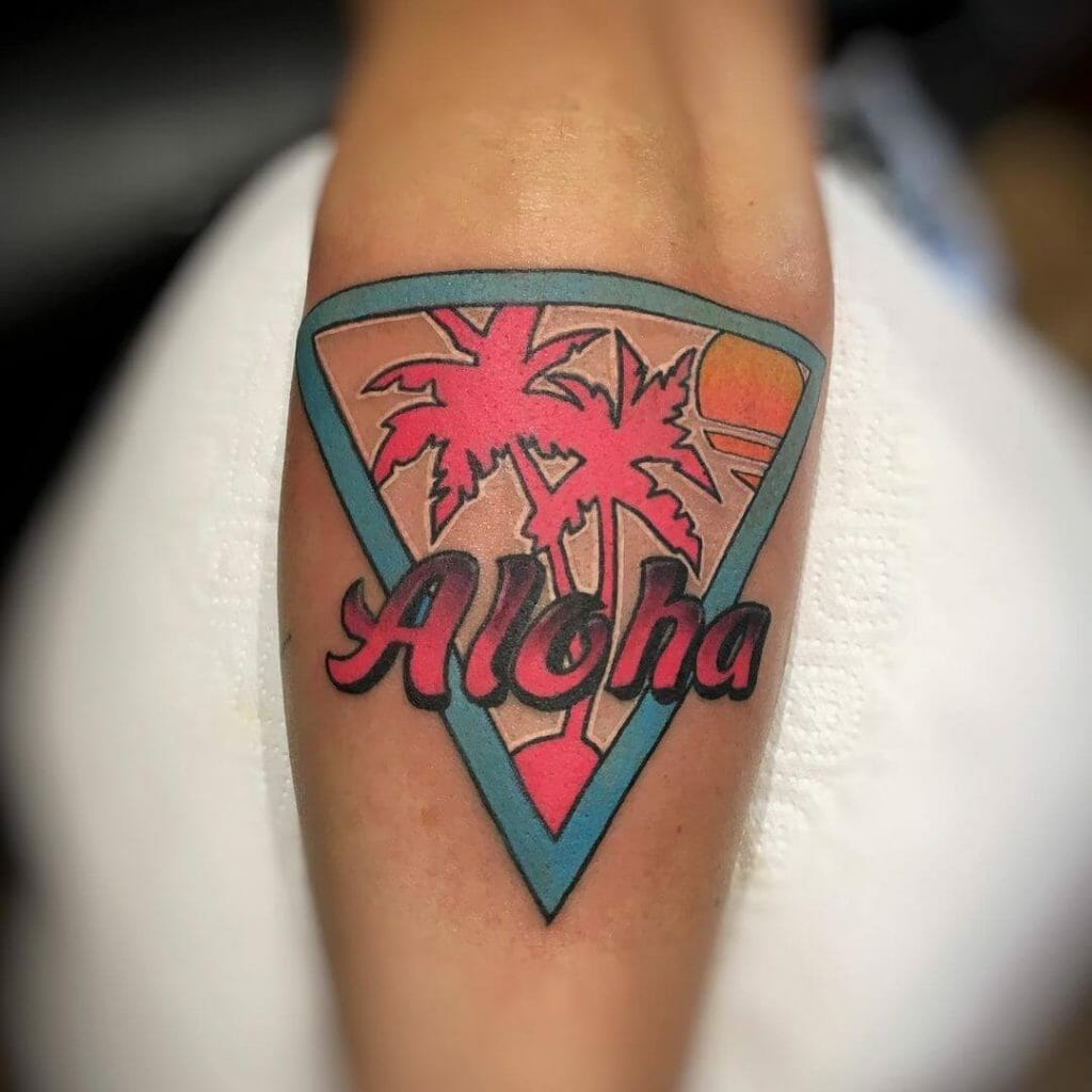 The Inverted Triangle Aloha Tattoo
