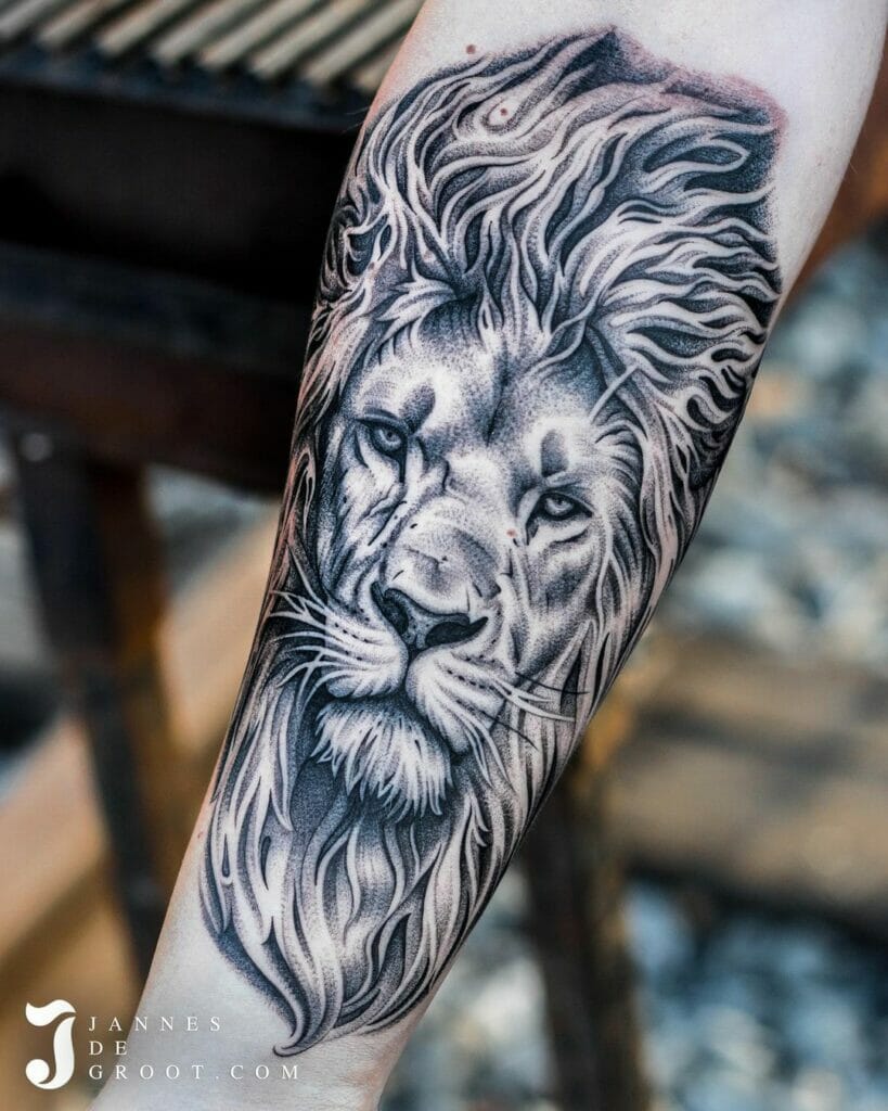 The Majestic Lion Tattoo ideas