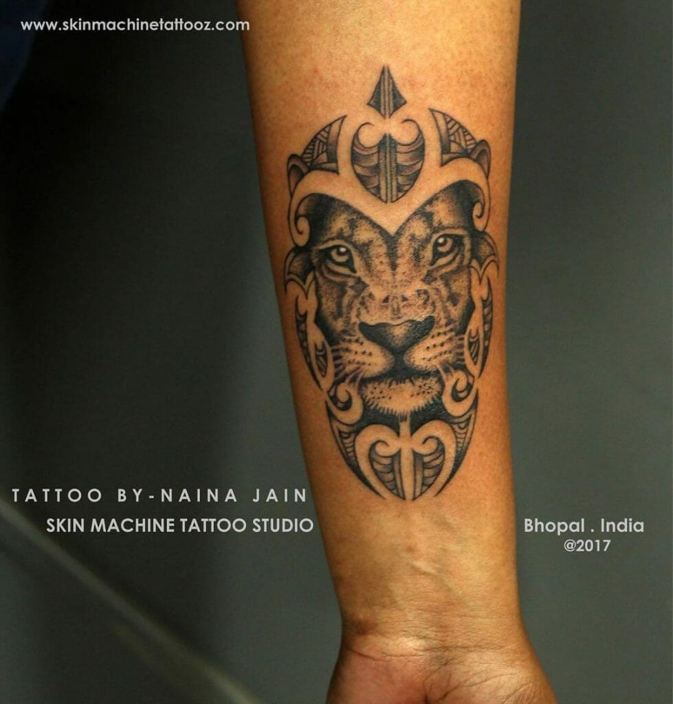The Majestic Tribal Lion Tattoos