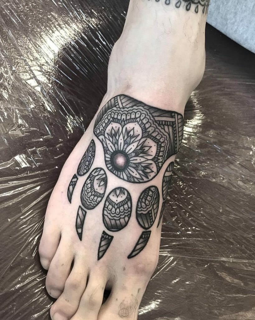 The Mandala Bear Paw Tattoo