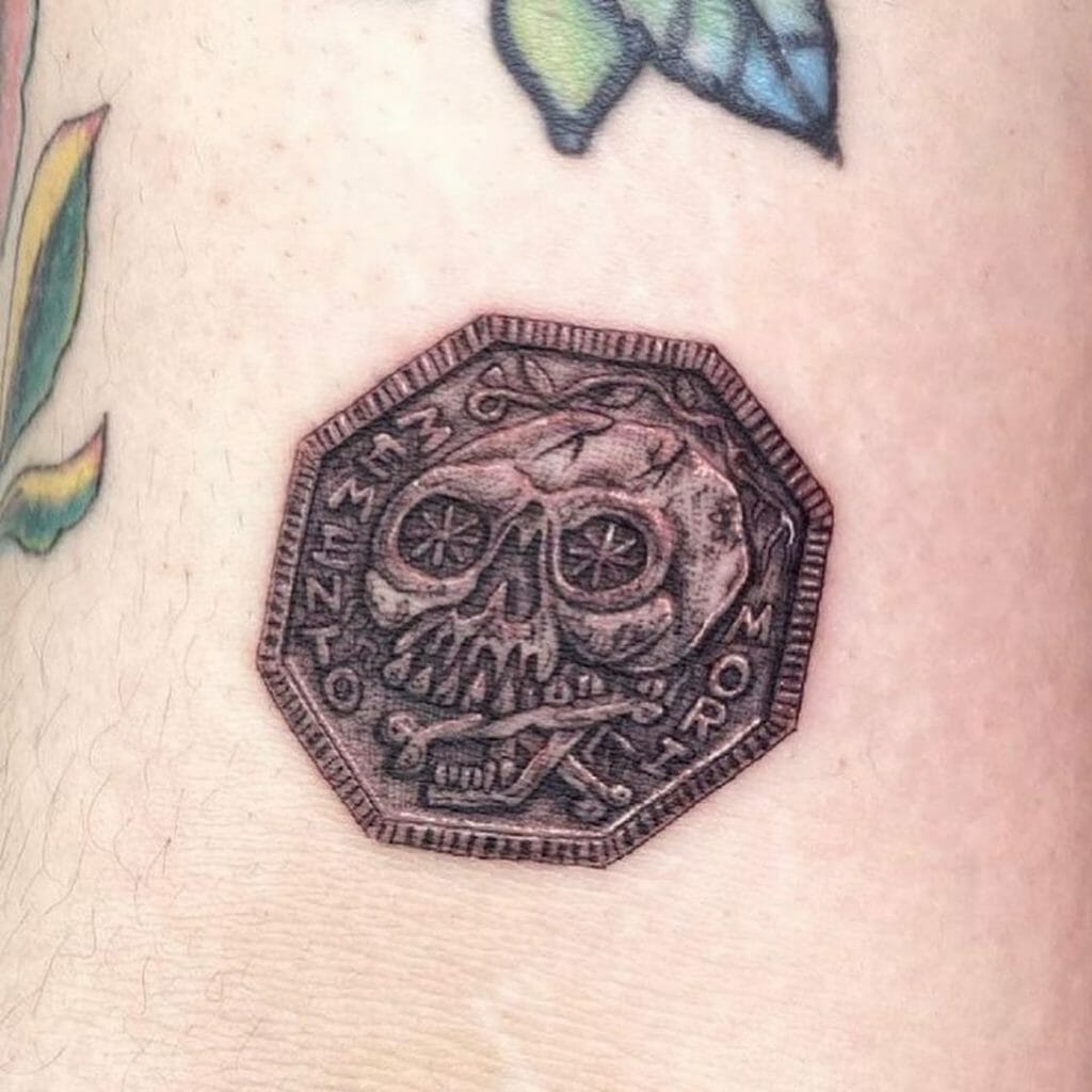 The Memento Mori Coin Tattoo
