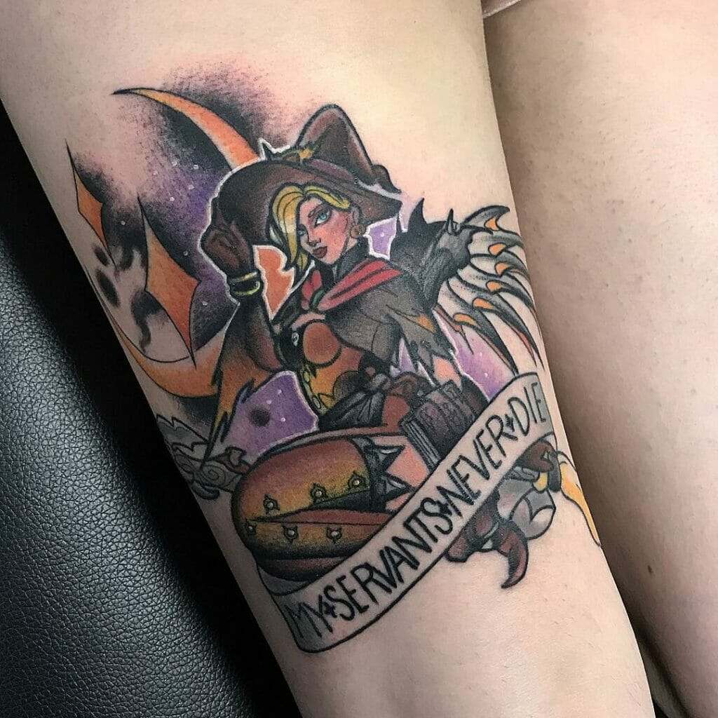 The Mercy Witch Skin Tattoo
