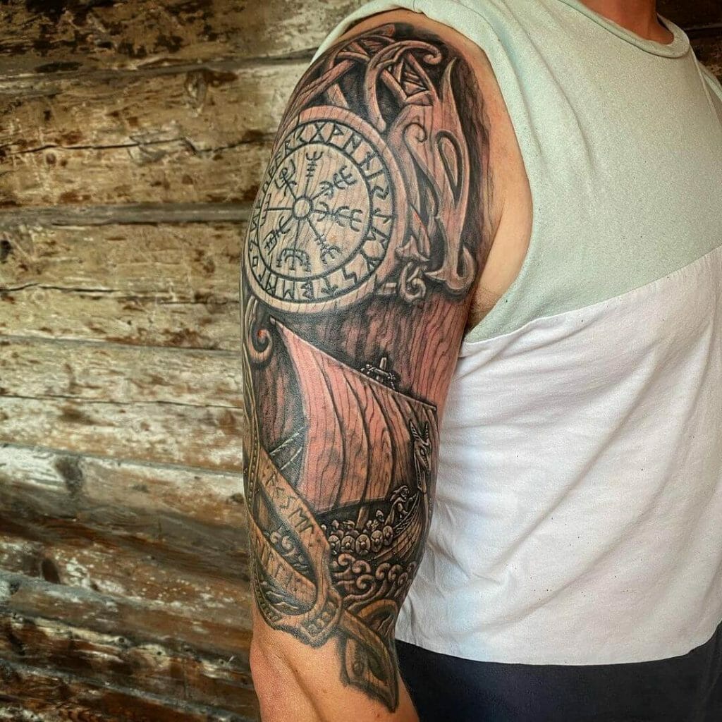 The Nordic Compass Tattoo