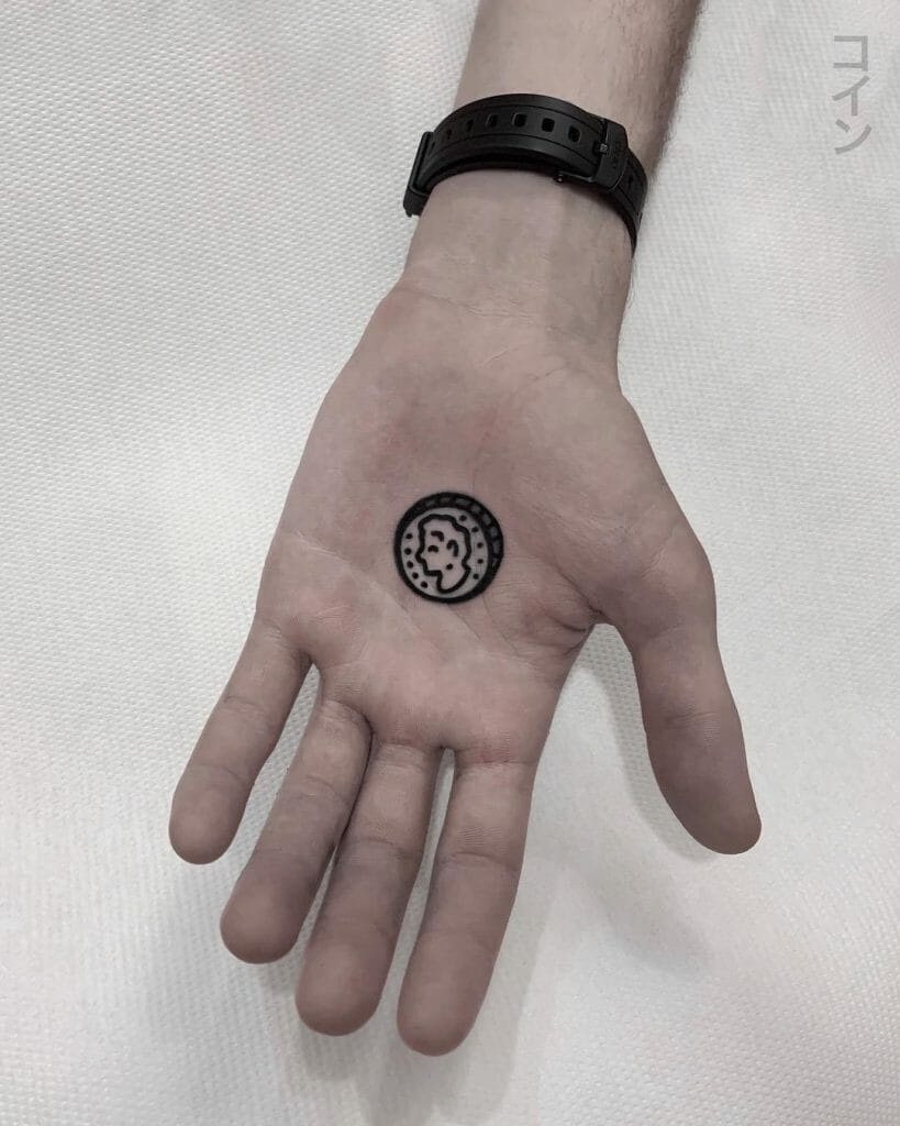 The Palm Coin Tattoo