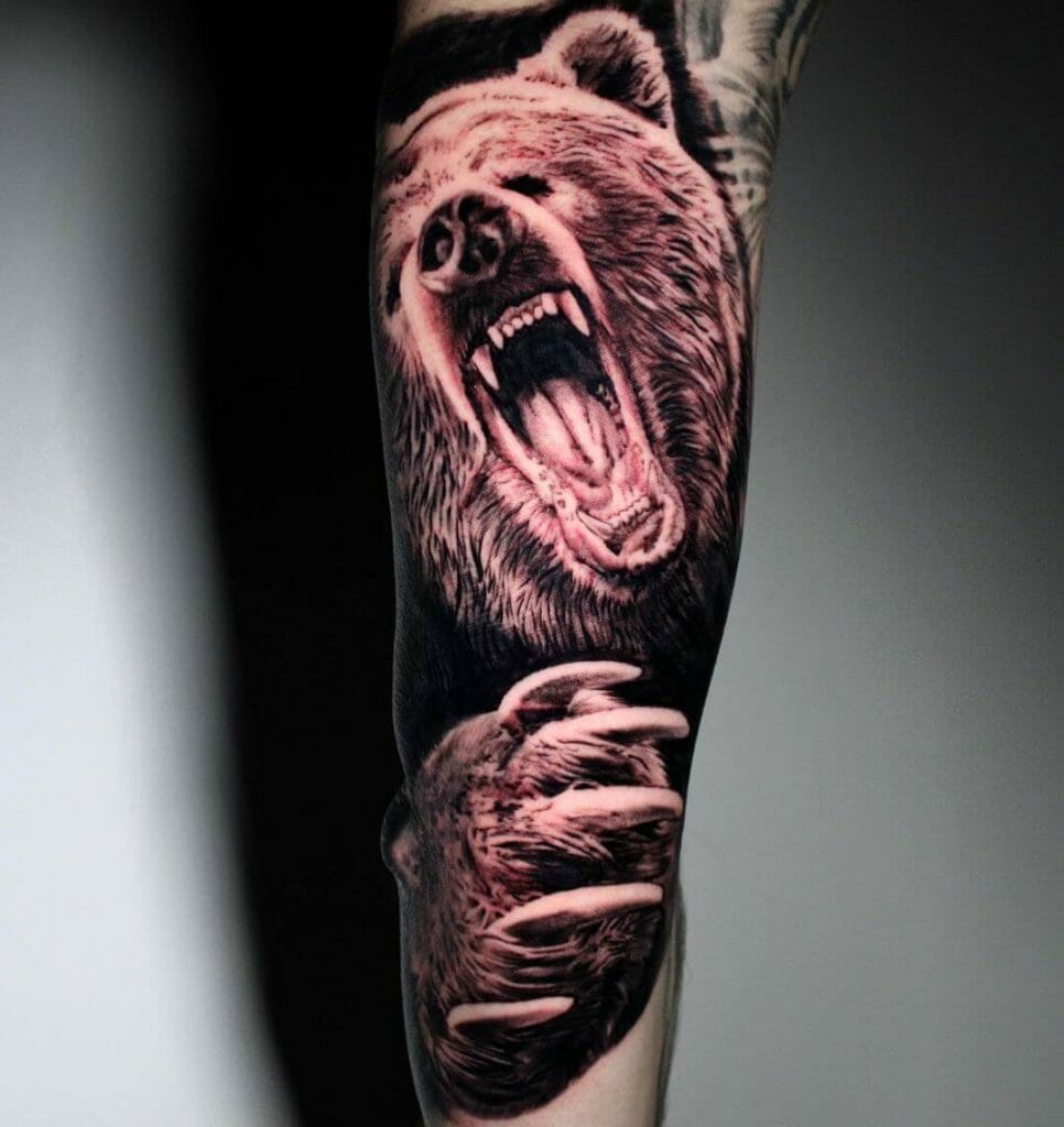 The Realistic Bear Tattoo
