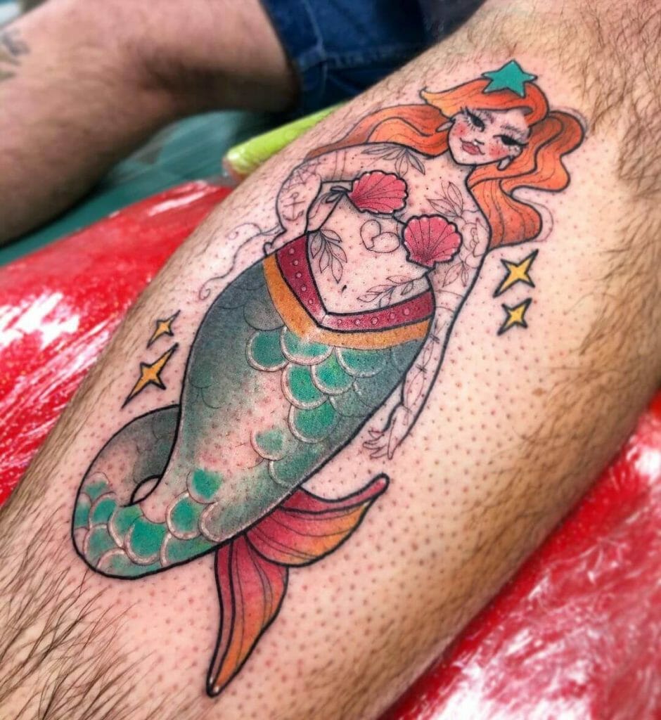 The Redhead Mermaid Tattoo
