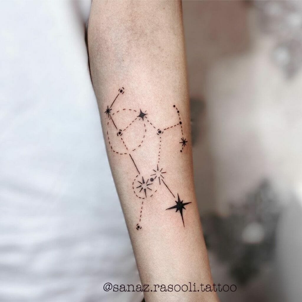 The Rigel Defined Orion Tattoo