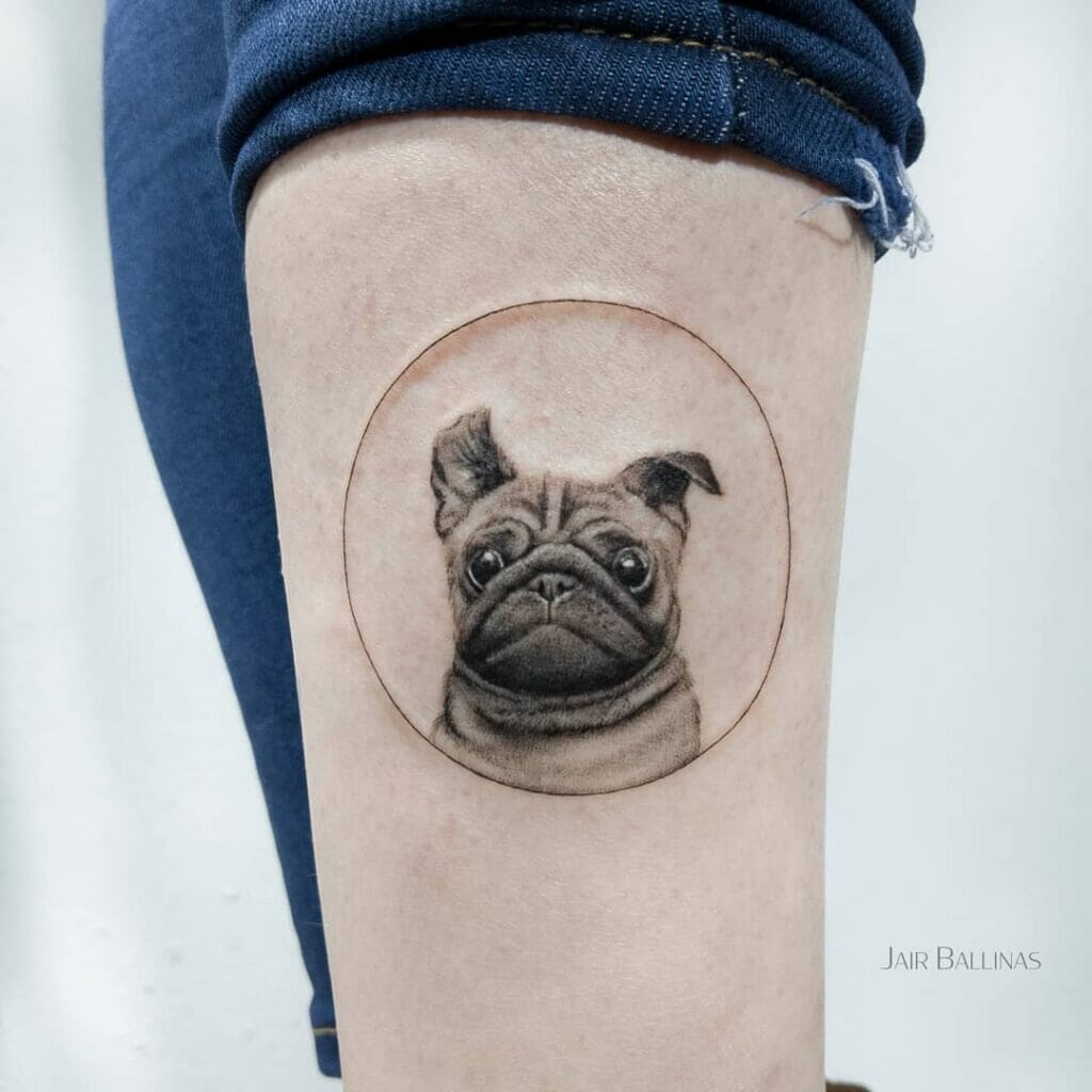 The Royal Pug Tattoos Because All Hail The King