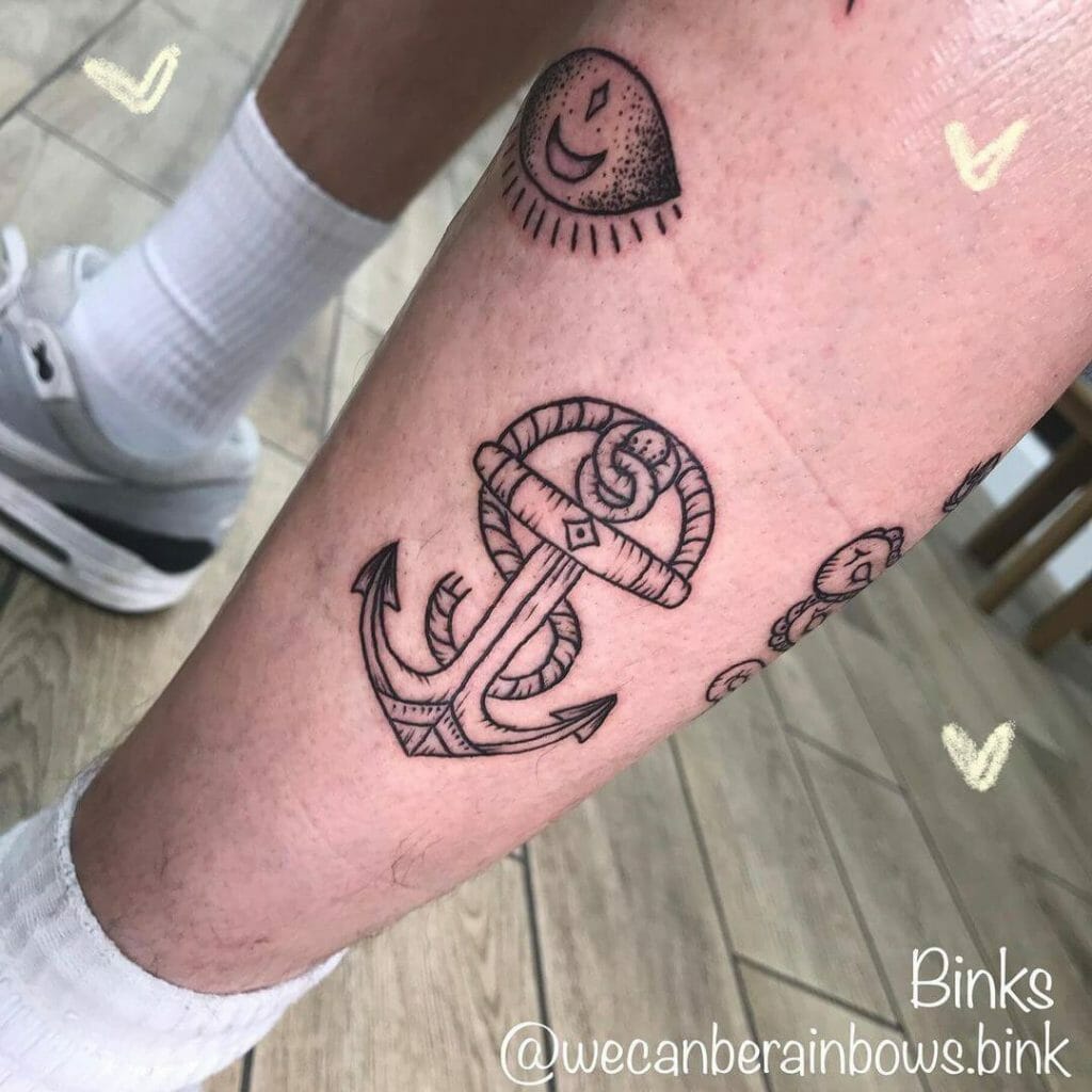 The Sailors Rope And Anchor Tattoo