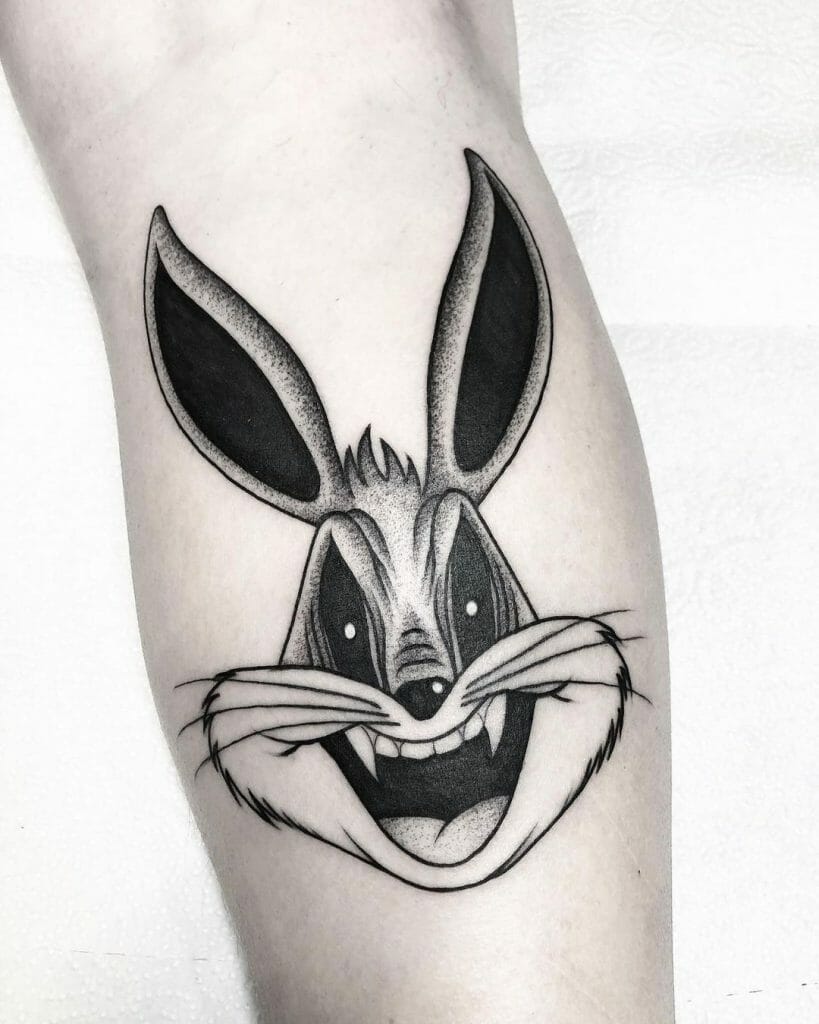 The Scary Bugs Bunny Tattoo