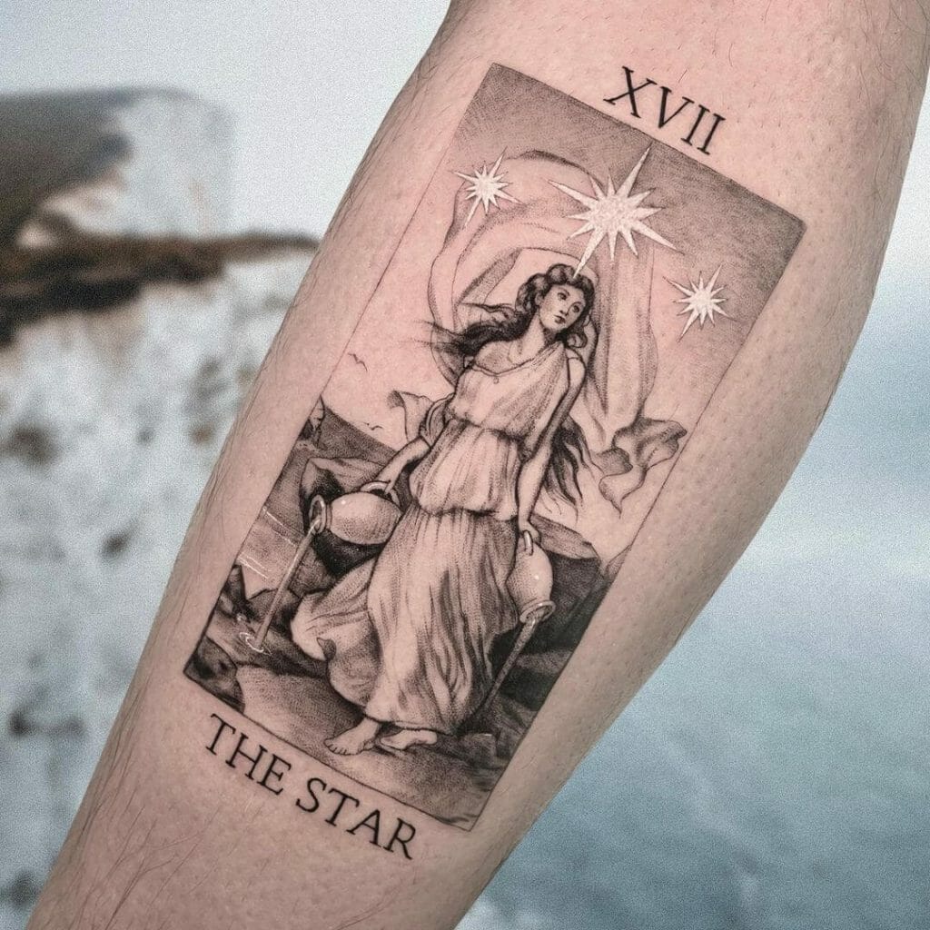 The Star Tarot Card Tattoo
