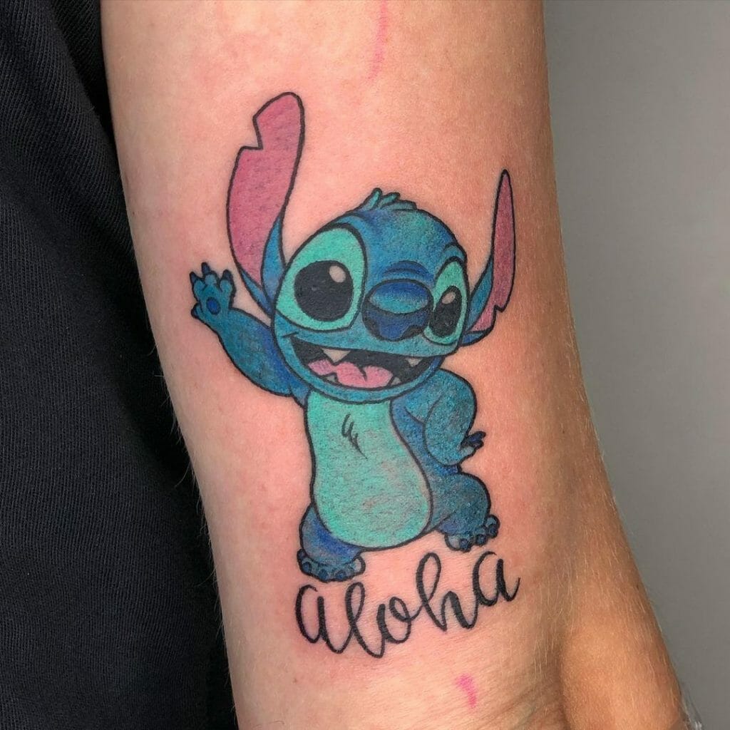 The Stitch Aloha Tattoo