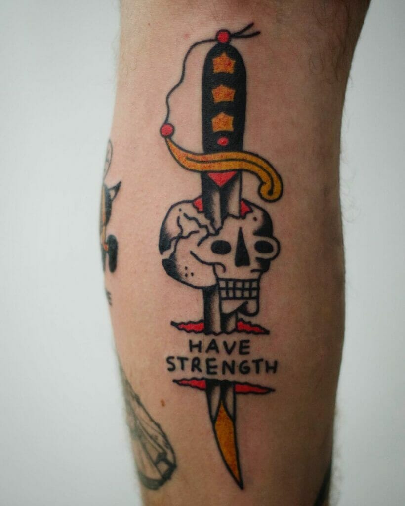 The Strength And Positivity Tattoo