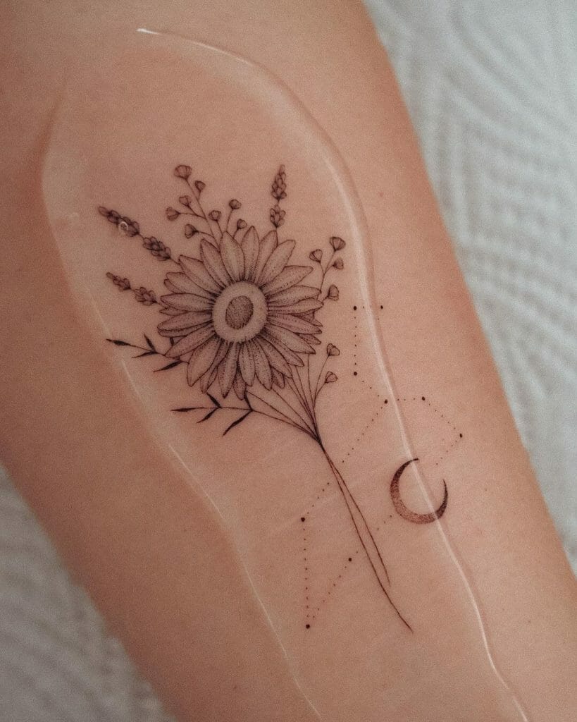 The Symbolic Sunflower Tattoo Design