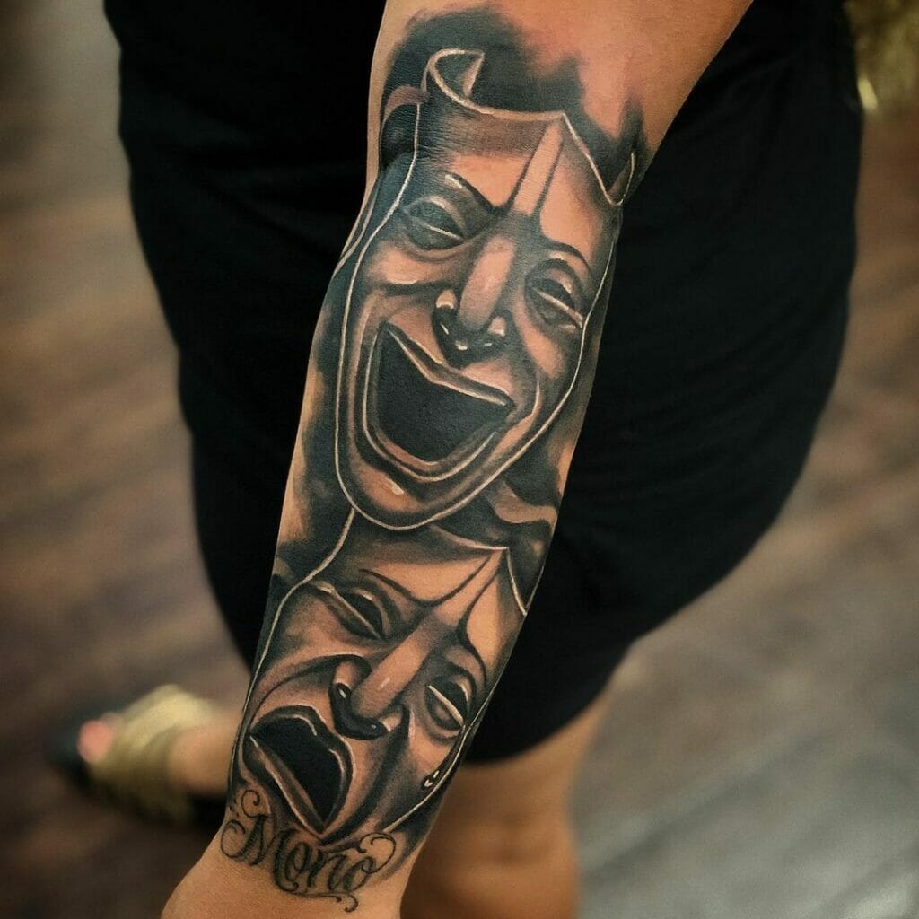 The Theatrical Touch Tattoo Designs