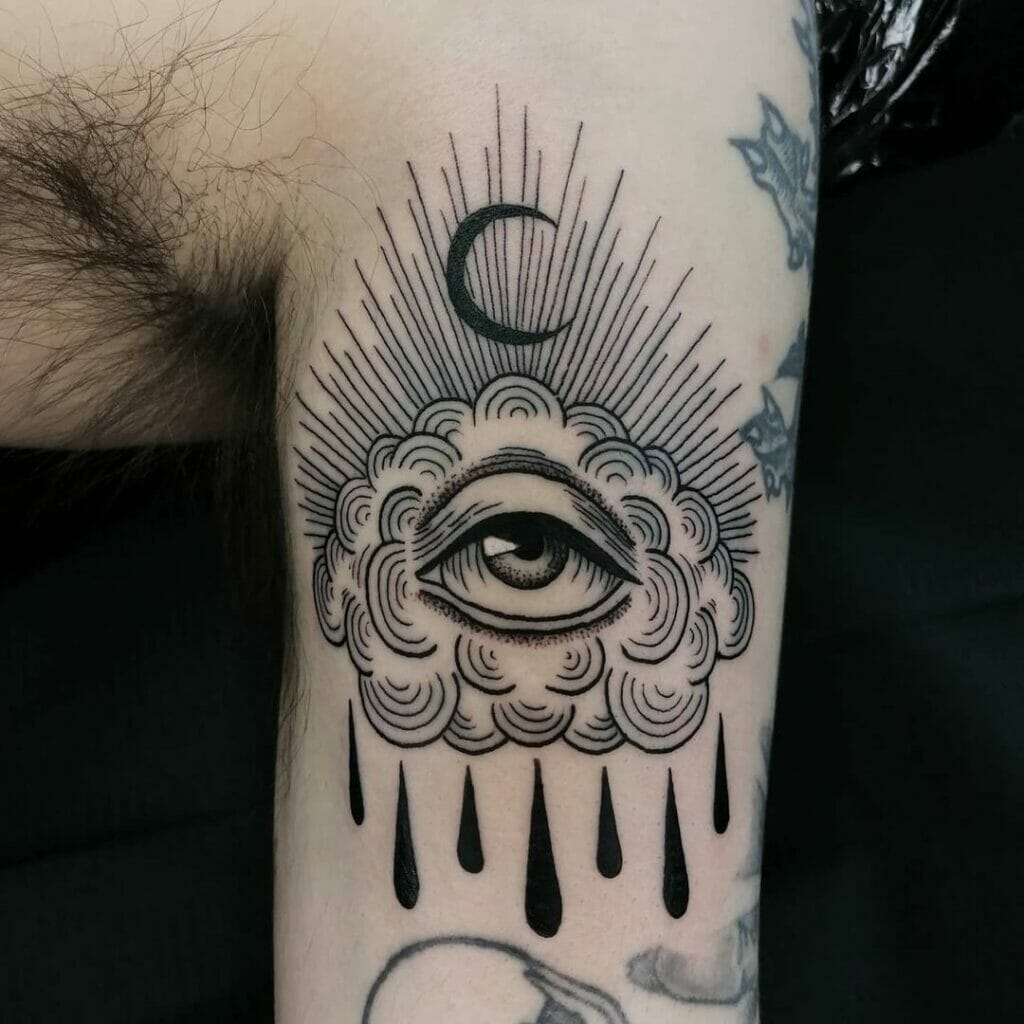 The Third Eye Rain Tattoo