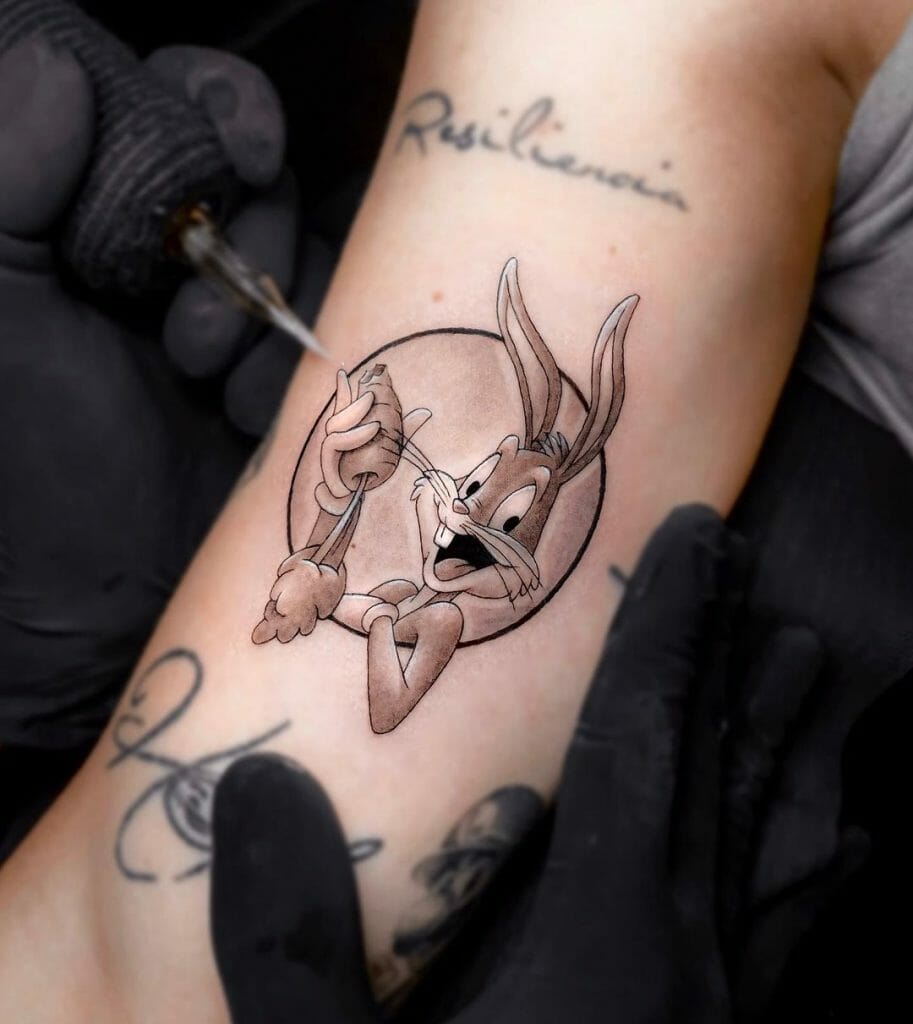 The Traditional Bugs Bunny Tattoo