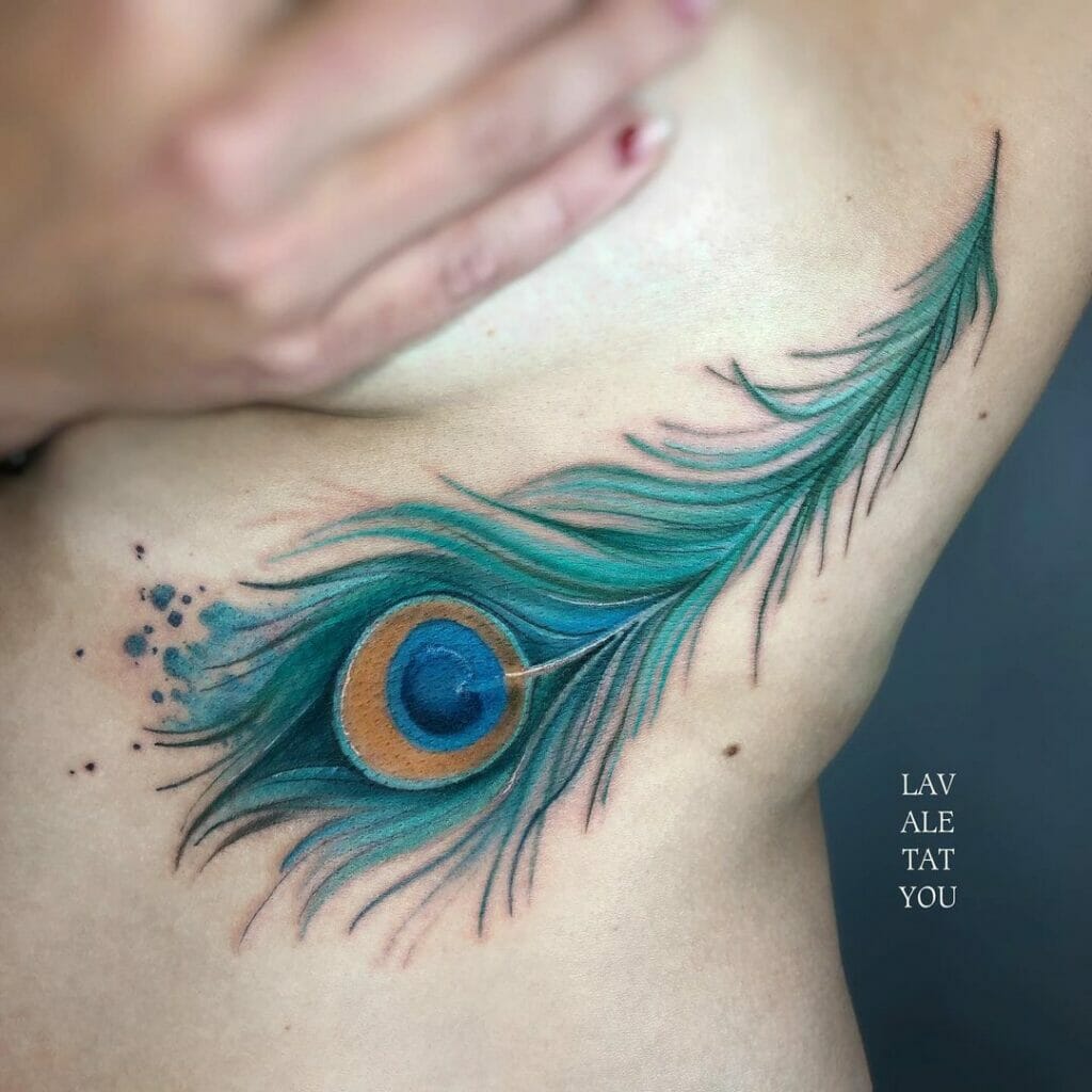 The Traditional Peacock Feather Tattoo