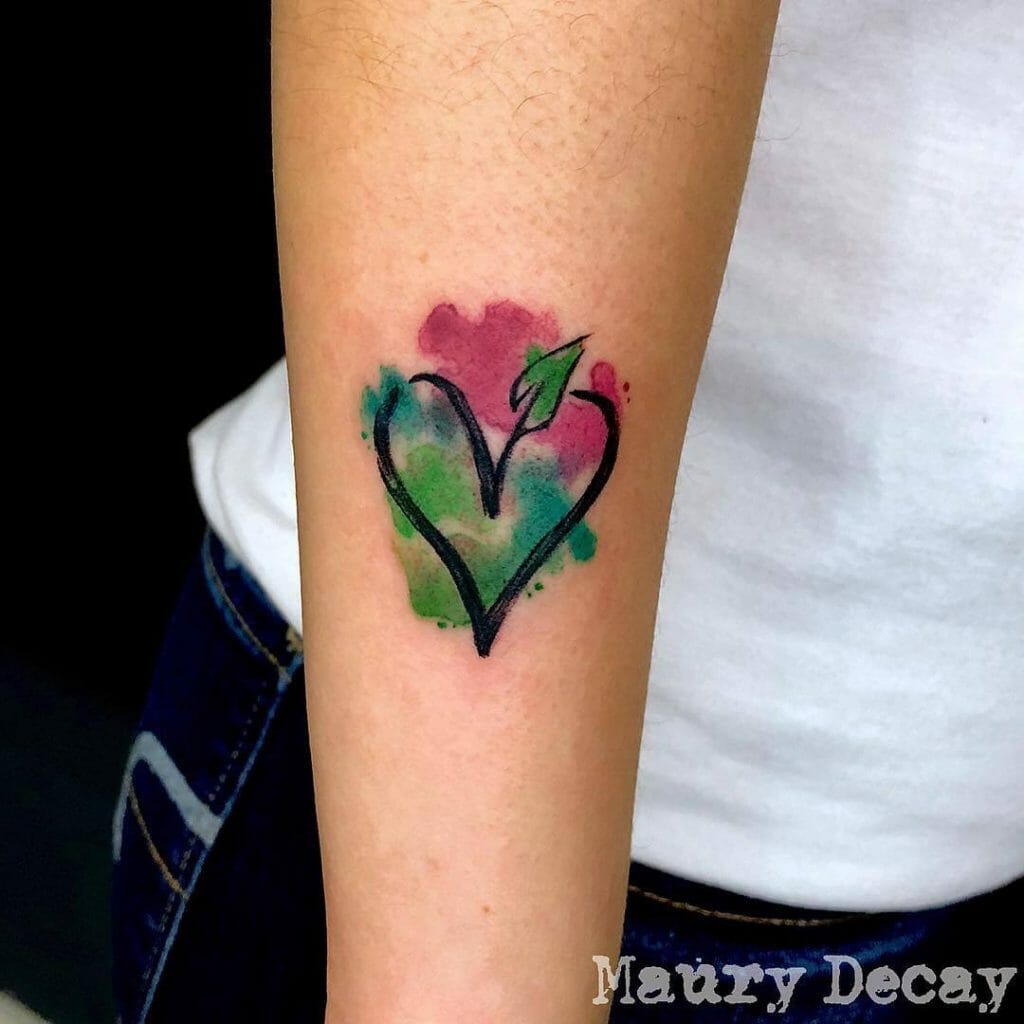 The Vegan Heart Tattoo