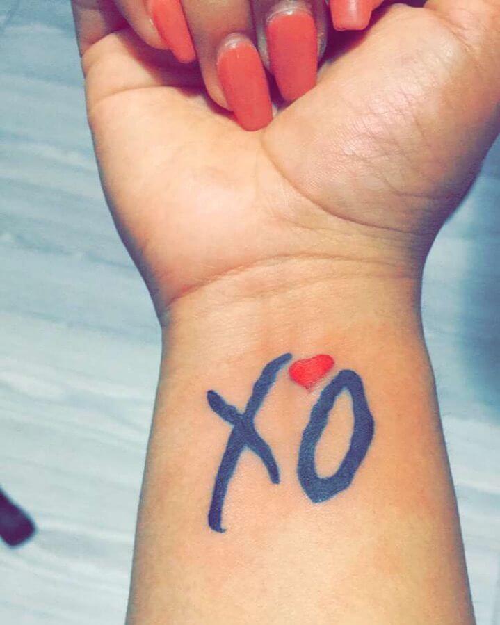 The Weeknd XO Tattoo