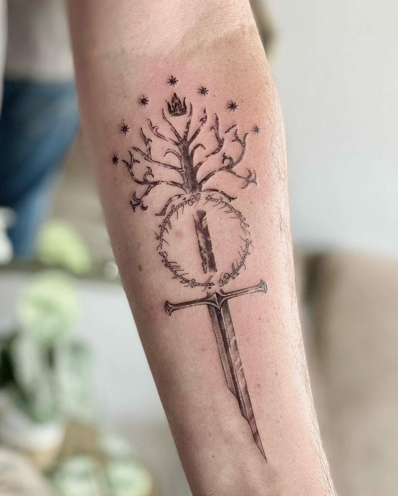 The White Tree Of Gondor Tattoo