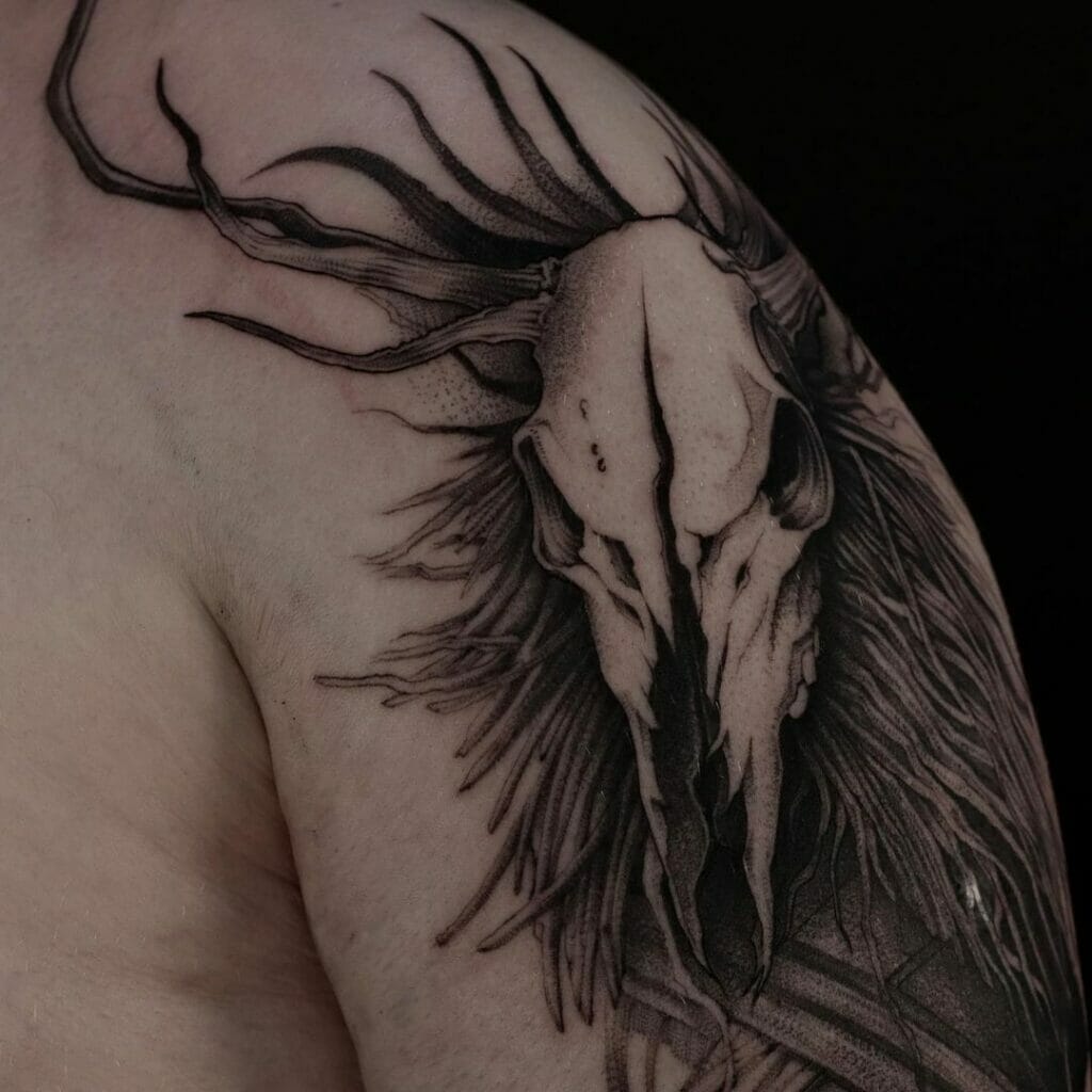 The Witcher Game Leshen Tattoo