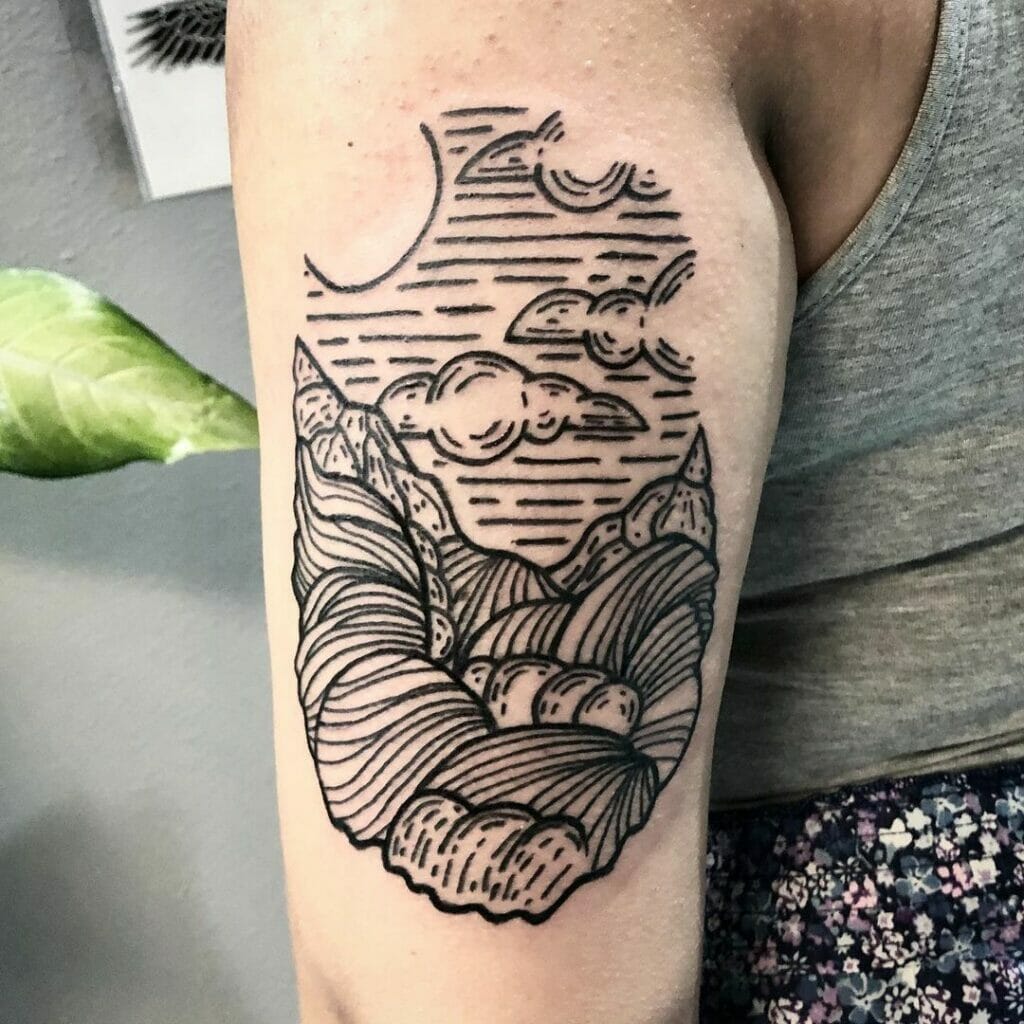 The Woodcut River Tattoo For The Old School Soul