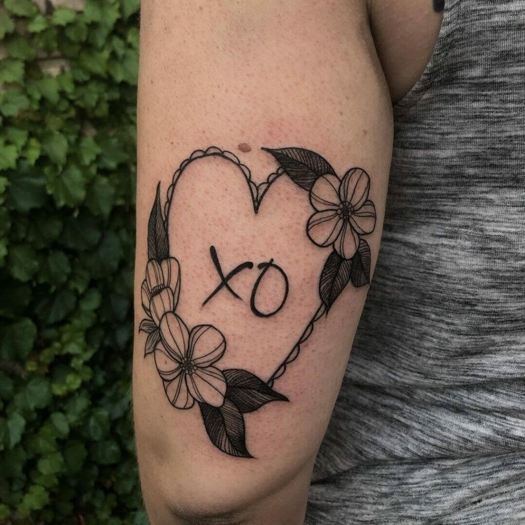 The XO Heart Tattoo