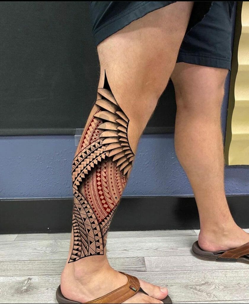 Tiki Tribal Pattern Tattoo