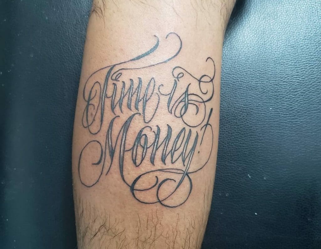 Time Is Money Tattoos