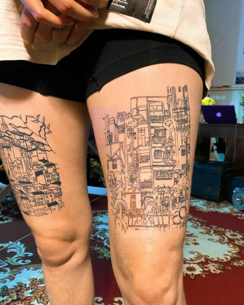 Town And City Delicate Tattoos