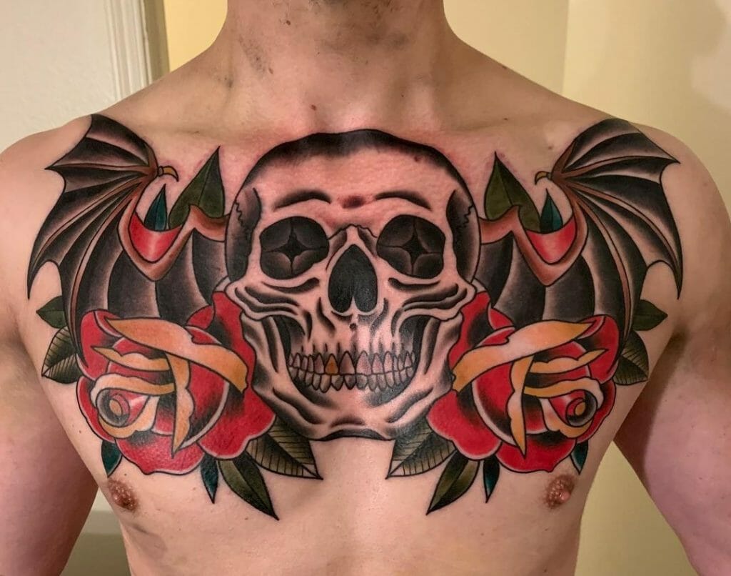 Traditional Chest Tattoo