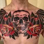 Traditional Chest Tattoo