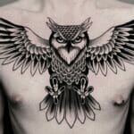 Traditional Owl Tattoo 2 Outsons