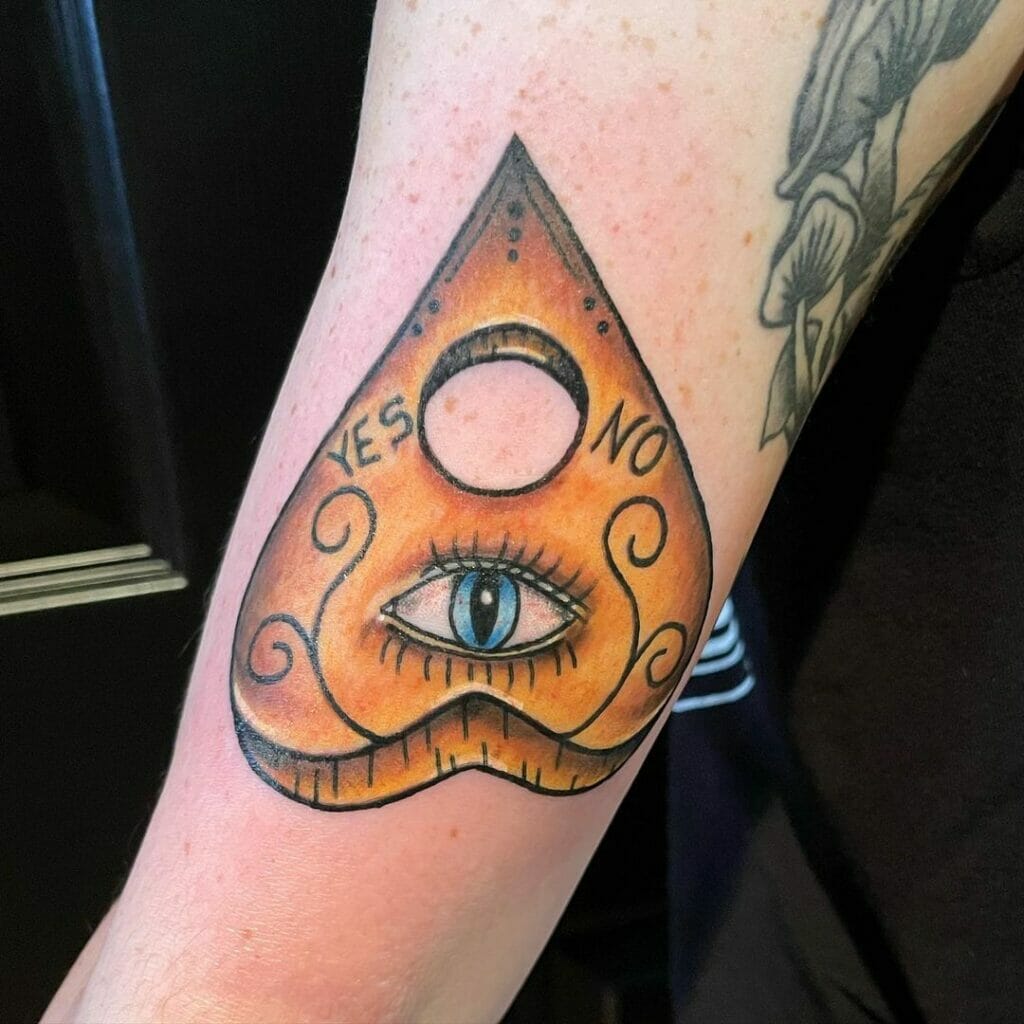 Traditional Planchette Tattoo