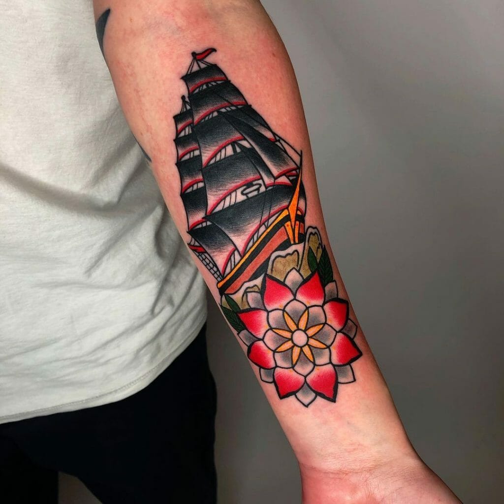 Traditional Ship Tattoos
