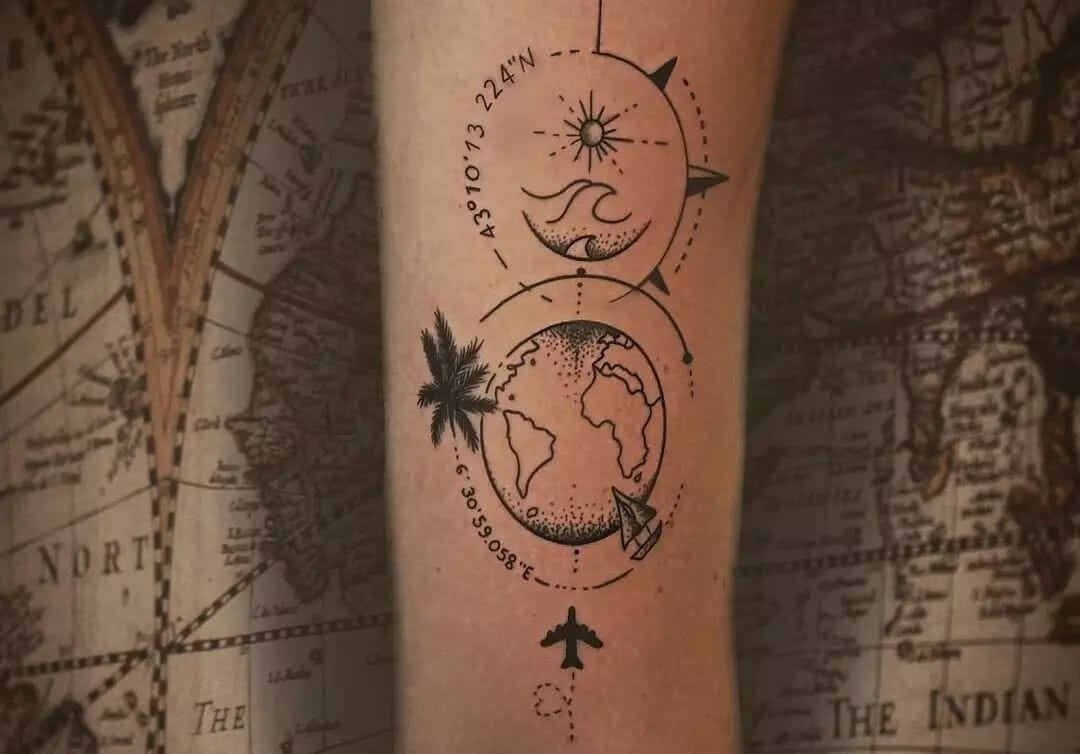 101 Best Travel Tattoo Ideas You Have To See To Believe! - Outsons