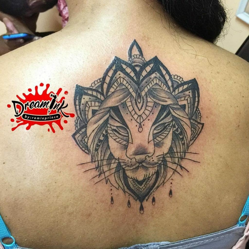 Tribal Lion Tattoo