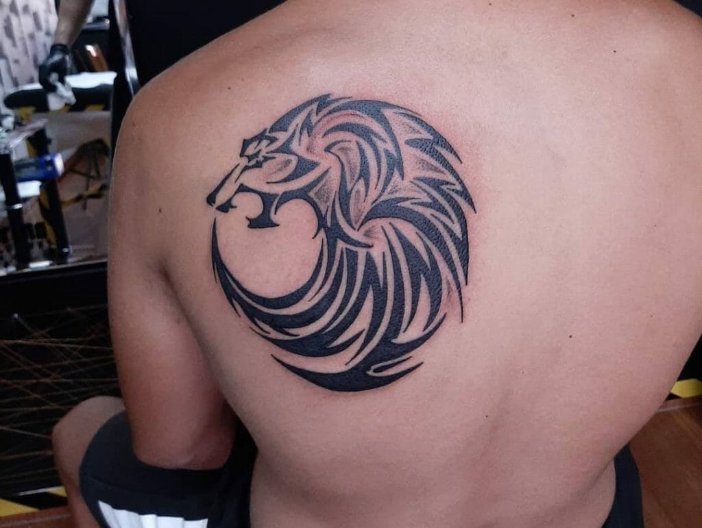 Tribal Lion Tattoos