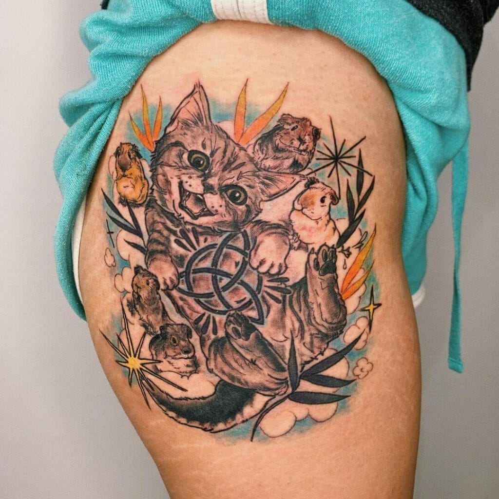 Triquetra Tattoo Of Furry Animals