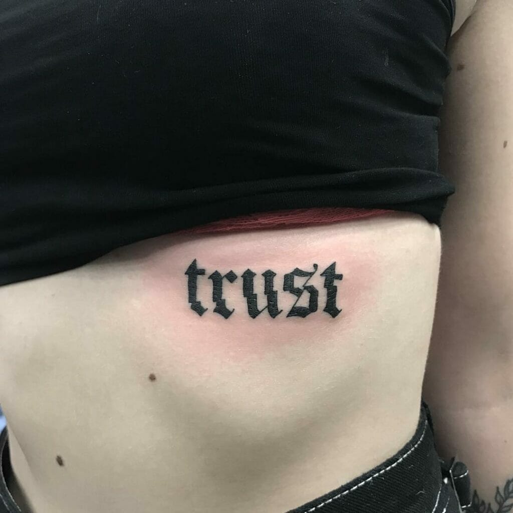 Trust Loyalty Tattoo Designs