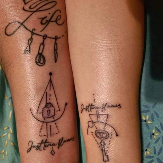 Twin Flame Couple Tattoo Ideas