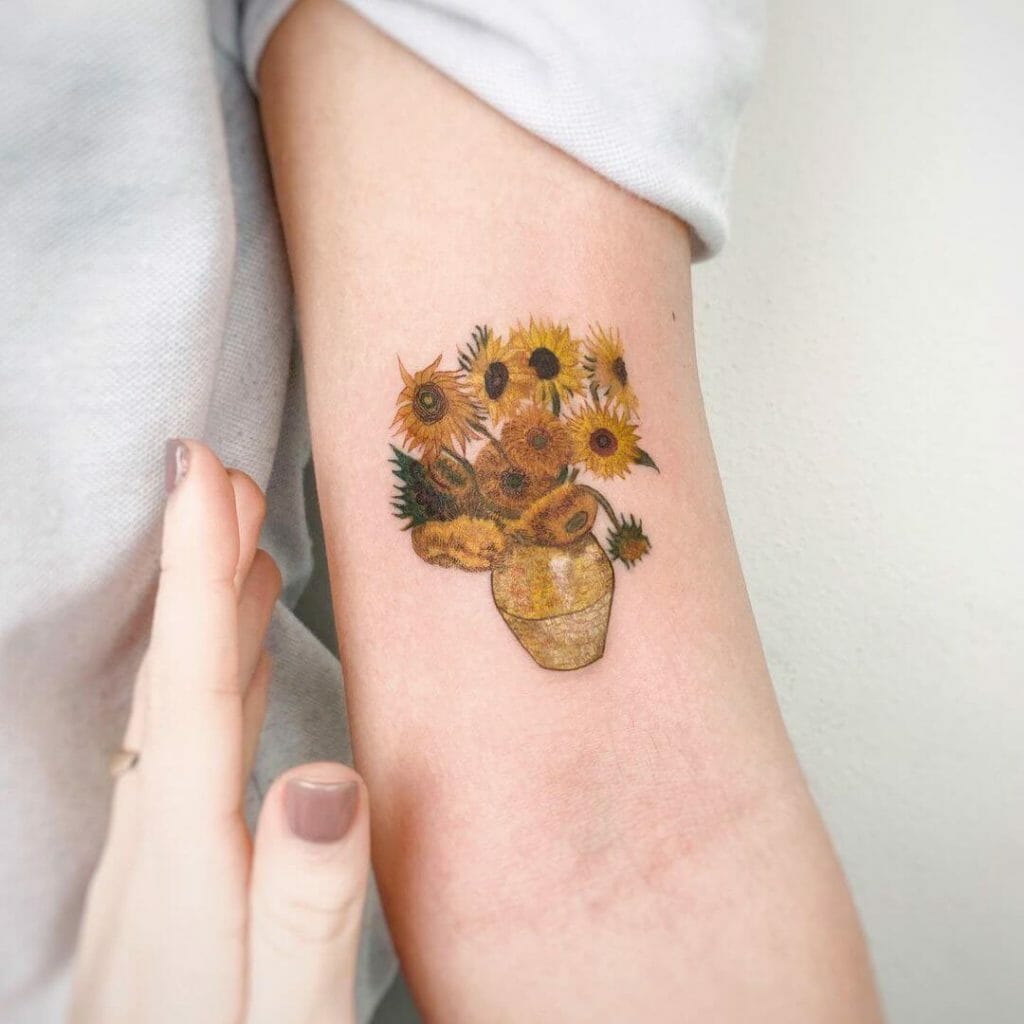 Vincent Van Gogh Almond Blossom Tattoo