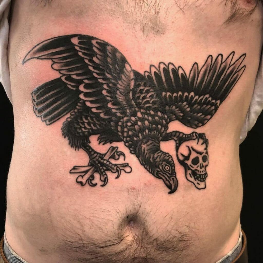 Vulture Skull Tattoo with meaning
