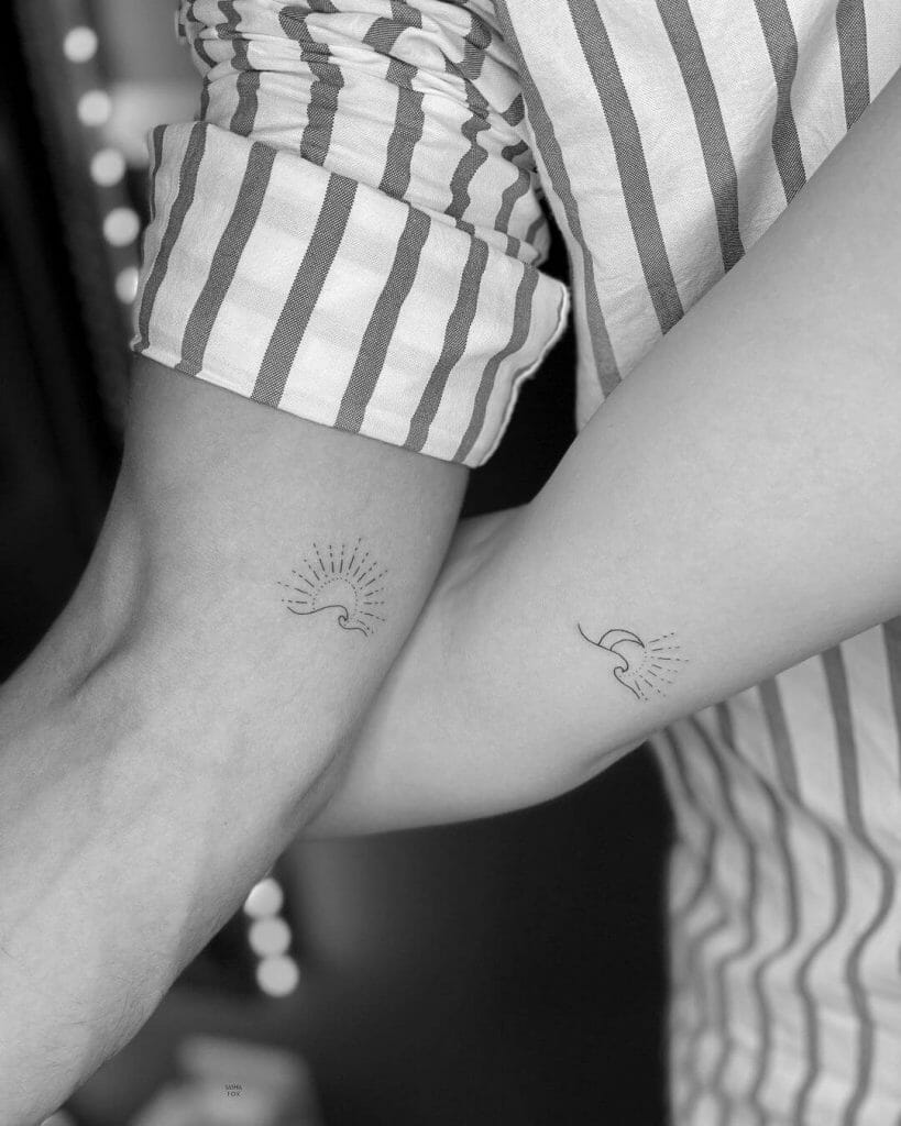 Wanderlust Couple Tattoos