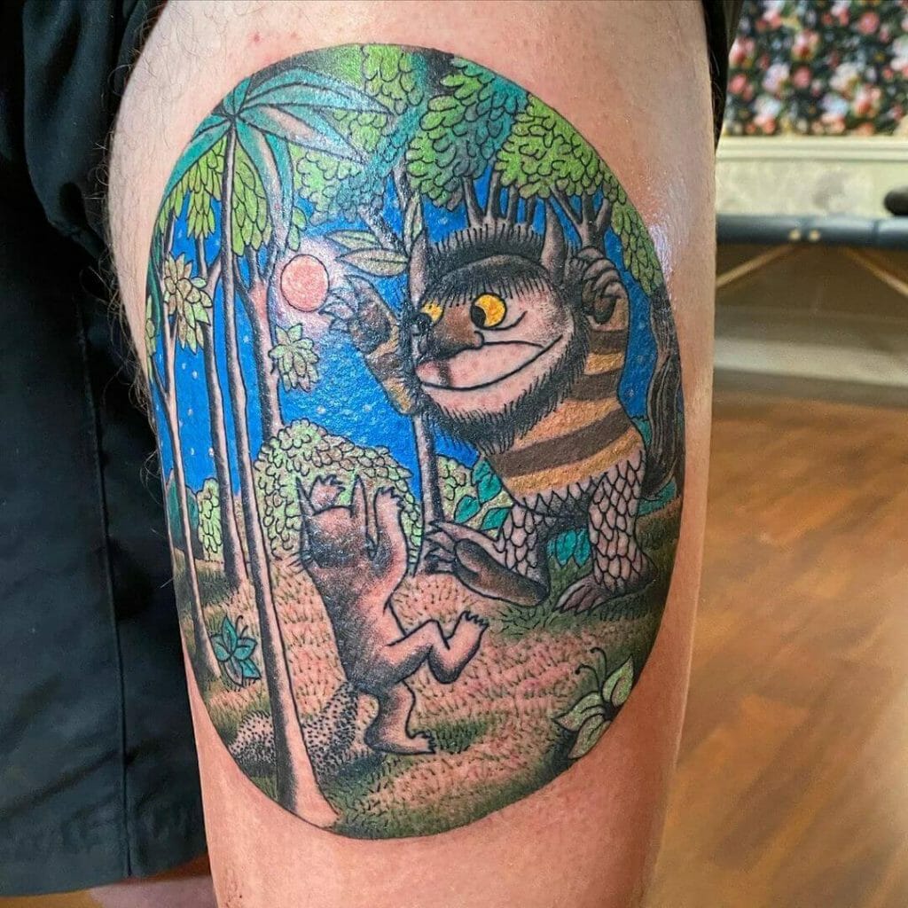 '''Where The Wild Things Are''' Tattoo Sleeve